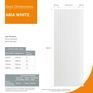 JB Kind Aria White Primed Grooved Laminate Internal Door additional 7