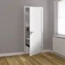 JB Kind Aria White Primed Grooved Laminate Internal Door additional 3
