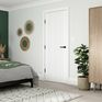 JB Kind Aria White Primed Grooved Laminate FD30 Fire Door additional 2