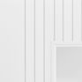 JB Kind Aria Grooved White Primed 1 Light Glazed Internal Door additional 3