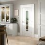JB Kind Aria Grooved White Primed 1 Light Glazed Internal Door additional 2