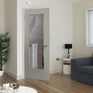 JB Kind Tigris Pre-Finished Light Grey Glazed Internal Door additional 3