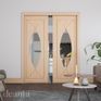 Deanta Amalfi Pre-Finished Oak Glazed Internal Door additional 2