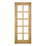 Deanta Bristol Unfinished Oak Glazed Internal Door additional 1