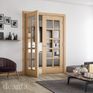 Deanta Bristol Unfinished Oak 10 Light Glazed Internal Door additional 2