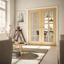 Deanta Bristol Unfinished Oak 10 Light Glazed Internal Door additional 3