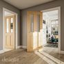Deanta Bury Pre-Finished Oak Glazed FD30 Fire Door additional 2