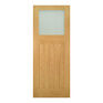 Deanta Cambridge Unfinished Oak Frosted Glazed Internal Door additional 1