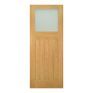 Deanta Cambridge Unfinished Oak Obscure Glazed Internal Door additional 1