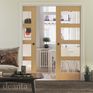 Deanta Coventry Pre-Finished Oak Glazed FD30 Fire Door additional 2
