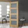 Deanta Coventry Unfinished Oak Frosted Glazed Door additional 2