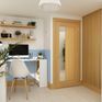 Deanta Ely Pre-Finished Oak 1 Side Light Glazed FD30 Fire Door additional 4