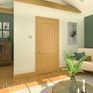 Deanta Ely Pre-Finished Oak 2 Panel FD30 Fire Door additional 2