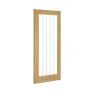 Deanta Ely Unfinished Oak 1 Light Fully Glazed Internal Door additional 3