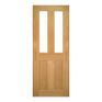 Deanta Eton Unfinished Oak Glazed Internal Door additional 1