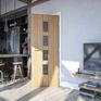 Deanta Galway Modern Unfinished Oak 4 Light Glazed Internal Door additional 3