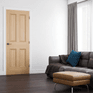 Deanta Kingston Unfinished Oak FD30 Fire Door additional 5