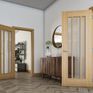Deanta Norwich Unfinished Oak Clear Glazed Internal Door additional 2