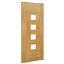 Deanta Pamplona Pre-Finished Oak Glazed FD30 Fire Door additional 3