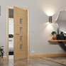 Deanta Pamplona Pre-Finished Oak Glazed FD30 Fire Door additional 4