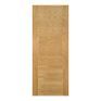 Deanta Seville Pre-Finished Oak FD30 Fire Door additional 1