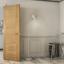 Deanta Seville Pre-Finished Oak FD30 Fire Door additional 4