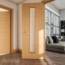 Deanta Seville Pre-Finished Oak Glazed FD30 Fire Door additional 2