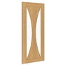 Deanta Sorrento Pre-Finished Oak 2 Light Curved Glazed Internal Door additional 3