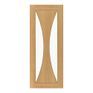 Deanta Sorrento Pre-Finished Oak 2 Light Curved Glazed Internal Door additional 1