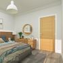 Deanta Valencia 5 Panel Pre-Finished Oak Internal Door With Inlays additional 2