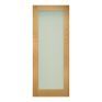 Deanta Walden Unfinished Oak Frosted Glazed Internal Door additional 1