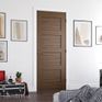 Deanta Coventry 4 Panel Pre-Finished Walnut FD30 Fire Door additional 2
