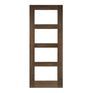 Deanta Coventry Pre-Finished Walnut 4 Light Glazed FD30 Fire Door additional 2