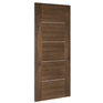 Deanta Valencia 5 Panel Inlaid Pre-Finished Walnut FD30 Fire Door additional 1