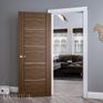 Deanta Valencia 5 Panel Inlaid Pre-Finished Walnut FD30 Fire Door additional 2