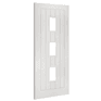 Deanta Ely White Primed 3 Light Glazed Internal Door additional 3
