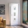 Deanta Ely White Primed 3 Light Glazed Internal Door additional 2