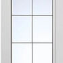 JB Kind 1 Light Decima White Primed Glazed Internal Door additional 1