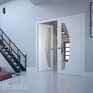 Deanta Ravello White Primed Glazed Internal Door additional 2