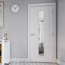 Deanta Seville White Primed 1 Light Glazed Internal Door additional 2