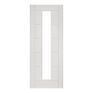 Deanta Seville White Primed 1 Light Glazed FD30 Fire Door additional 1
