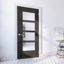 Deanta Montreal Dark Grey Ash Glazed Internal Door additional 2