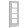 Deanta Montreal Light Grey Ash Glazed Internal Door additional 3