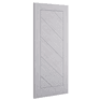 Deanta Torino Diagonal Panel Pre-Finished Light Grey Ash Internal Door additional 3