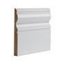 Deanta White Primed Victoriana Skirting - 3.6m (Pack of 4) additional 1