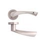 Deanta Fortuna Satin Finish Door Handle on Round Rose additional 1