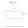 Deanta Polished Steel Mitred Pull Handle additional 3