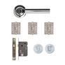 Deanta Arcadia Polished Chrome Bathroom Door Handle Kit additional 2