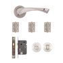 Deanta Fortuna Satin Finish Bathroom Door Handle Pack additional 2
