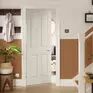 JB Kind Canterbury Grained Primed White Door (4 Panels) additional 2